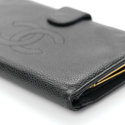Chanel Caviar Timeless CC French Wallet Black 10 of 11