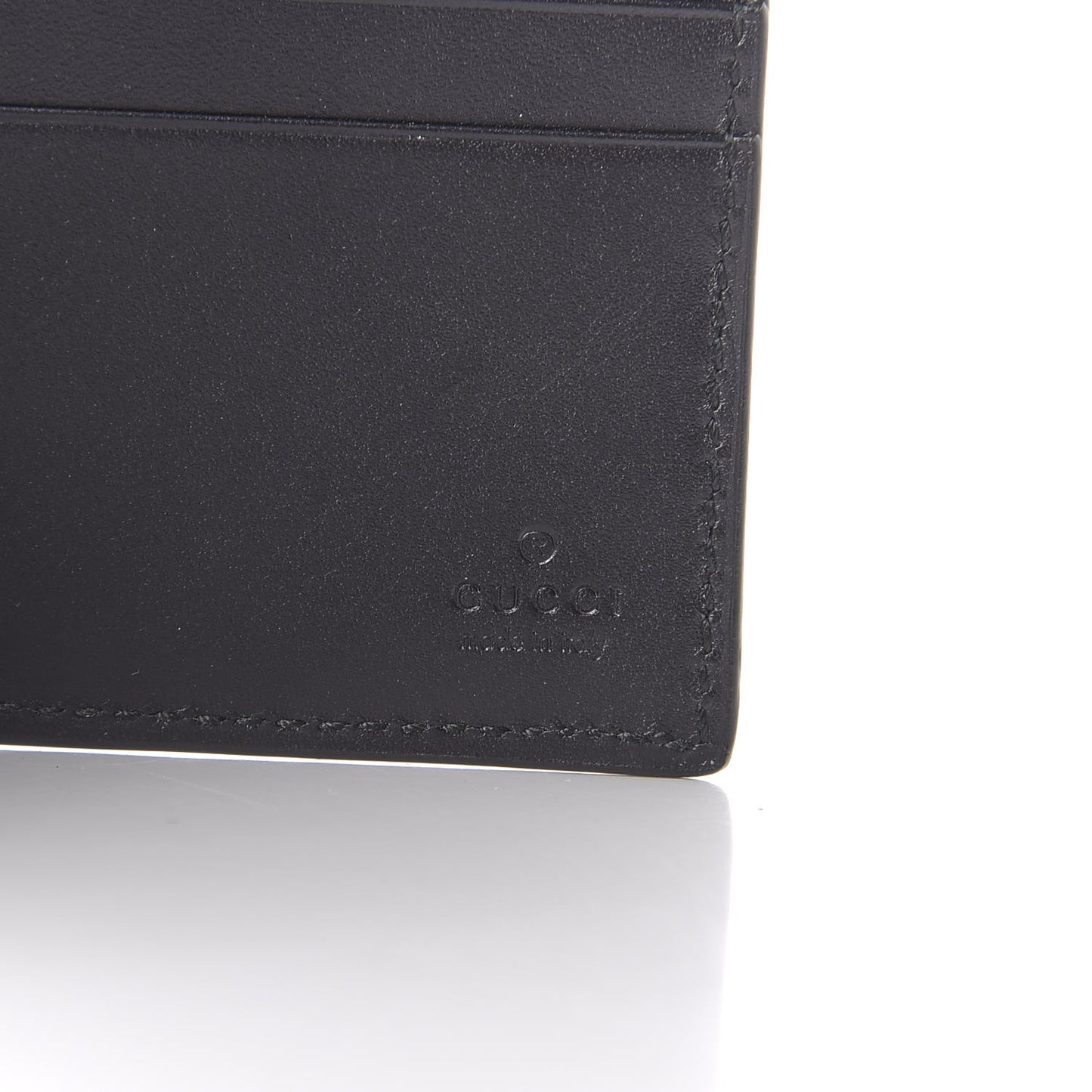 GG Supreme Monogram Rainbow Eagle Nice Bi-Fold Wallet Black Grey Multicolor