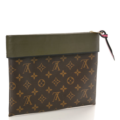 Louis Vuitton Monogram Tuileries Pochette Kaki 3 of 7