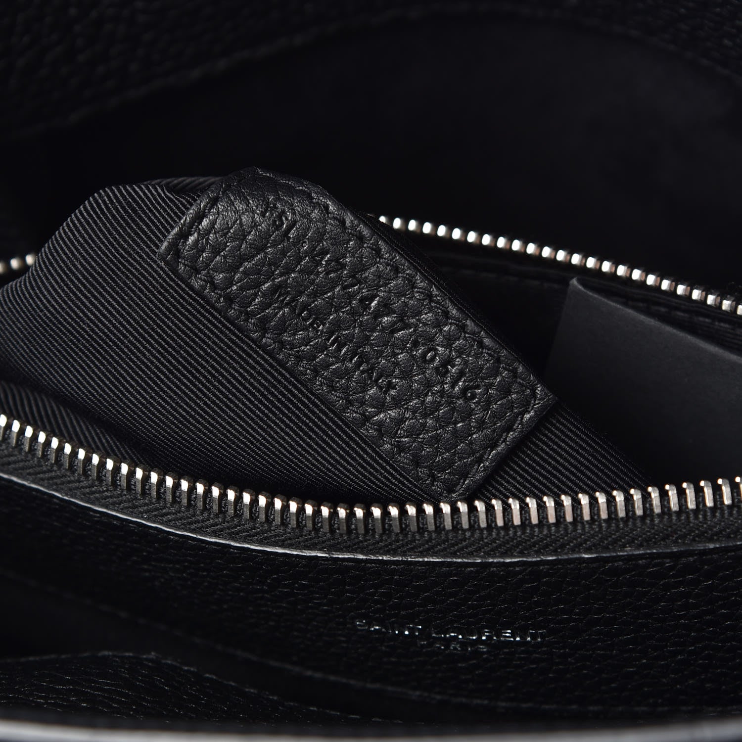 Saint Laurent Grained Calfskin Baby Sac De Jour Souple Black 9 of 13
