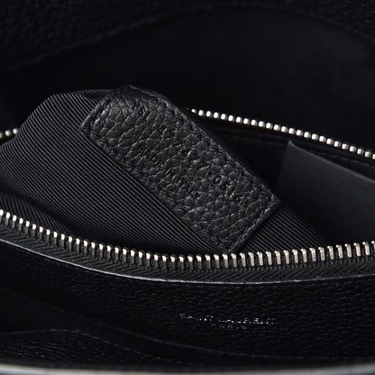 Saint Laurent Grained Calfskin Baby Sac De Jour Souple Black 9 of 13