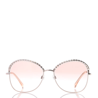 Chanel Pearl Sunglasses 4246-H Pink Gold 3 of 7