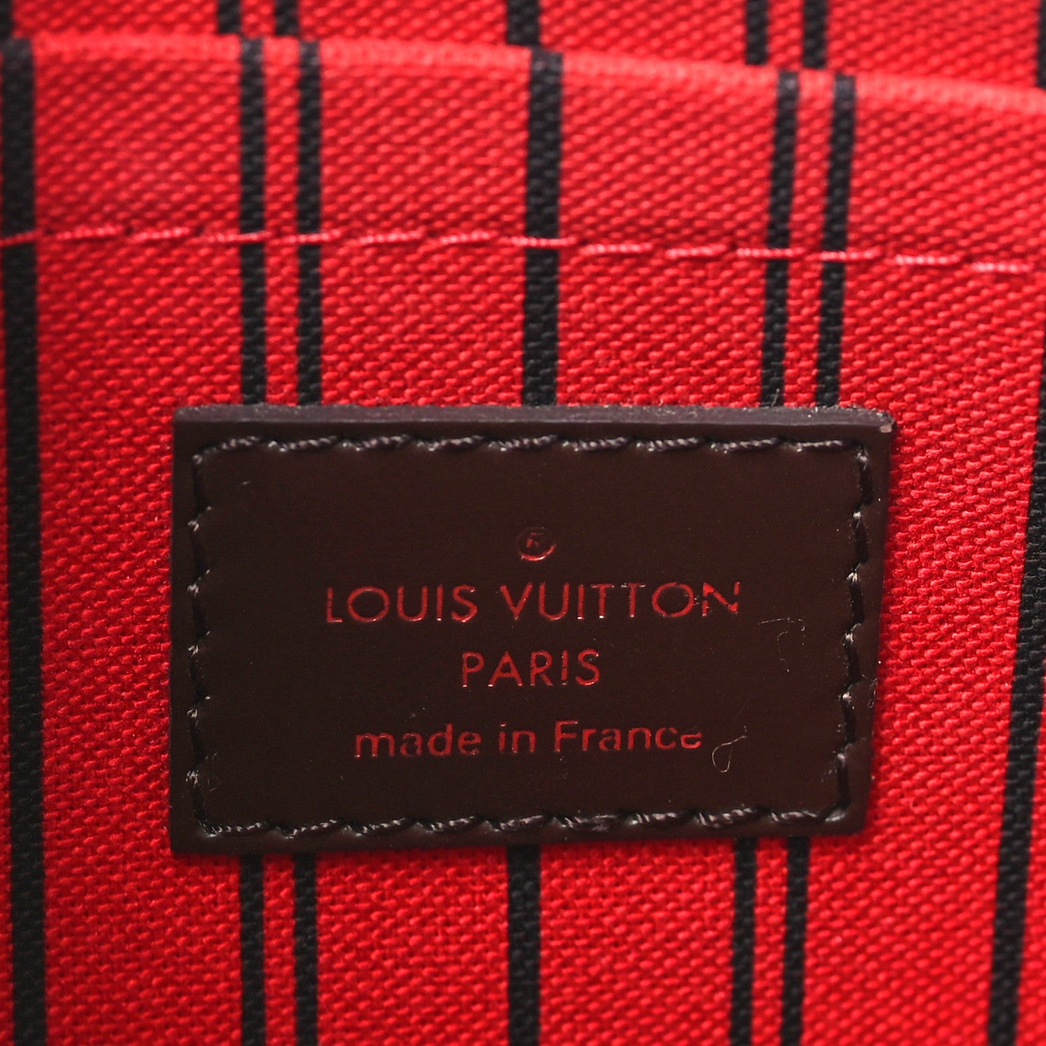 Louis Vuitton Damier Ebene Neverfull MM GM Pochette 6 of 8