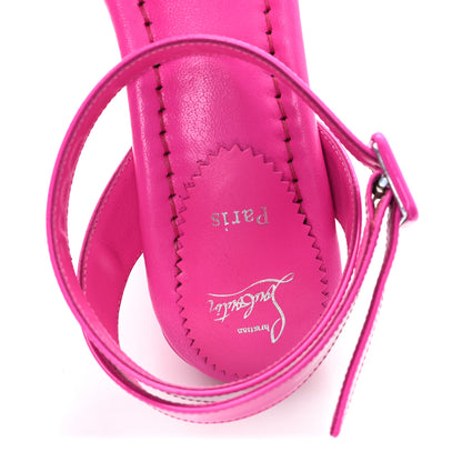 Christian Louboutin Patent Miss Sabina 85 Sandals 36 Bolerose 8 of 9