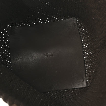 The Row Woven Calfskin Medium N/S Tote Bag Dark Brown 5 of 10