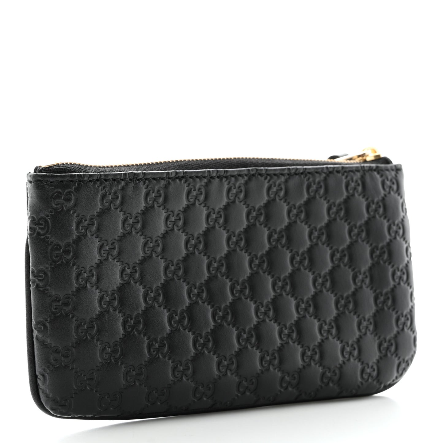 Microguccissima Key Ring Coin Case Black