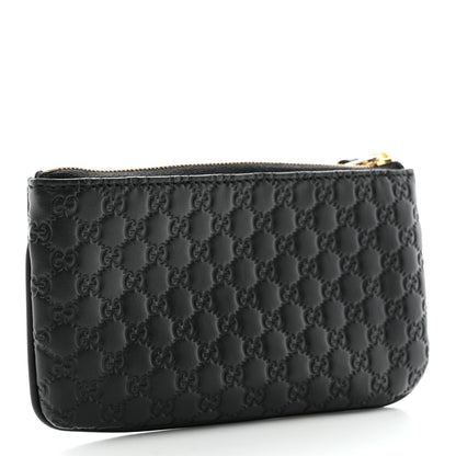 Gucci Microguccissima Key Ring Coin Case Black 3 of 10