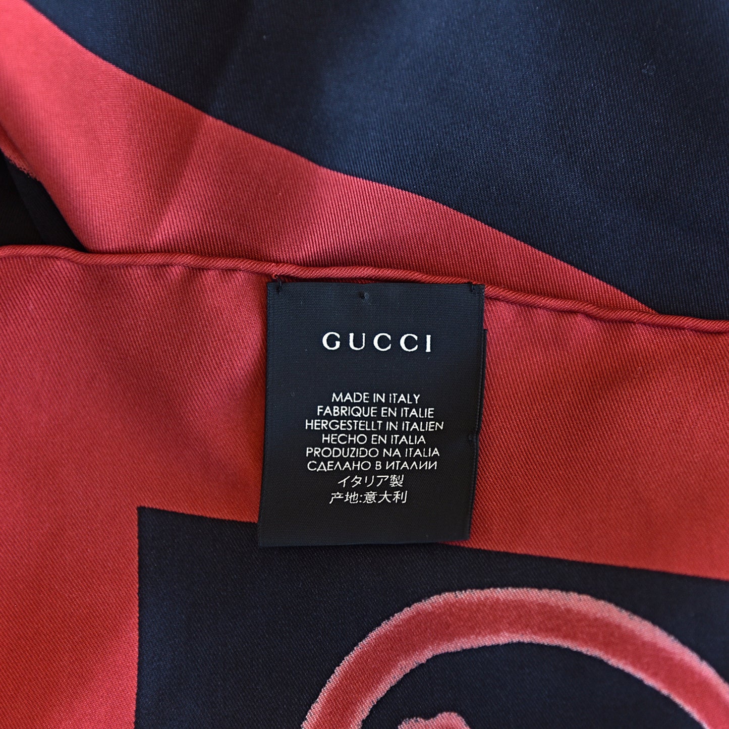 Silk Is Life Square Scarf Black Red
