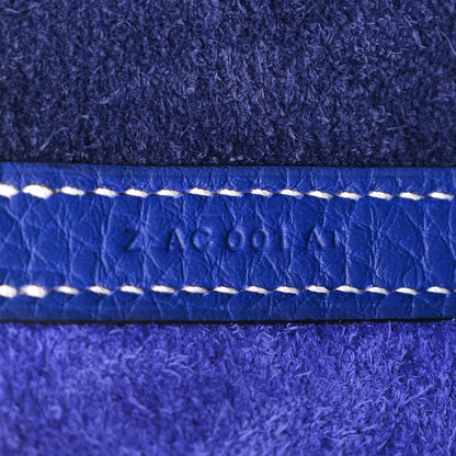 Hermes Taurillon Clemence Casaque Picotin Lock 18 PM Bleu Electrique Bleu Encre 7 of 12