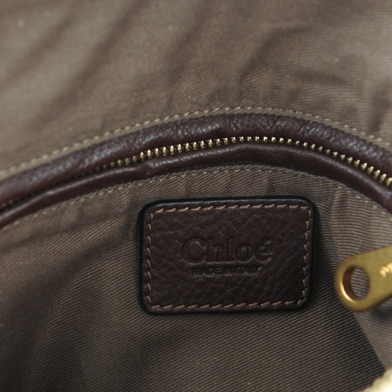 Chloe Calfskin Medium Marcie Satchel Coffee Shot 6 of 8