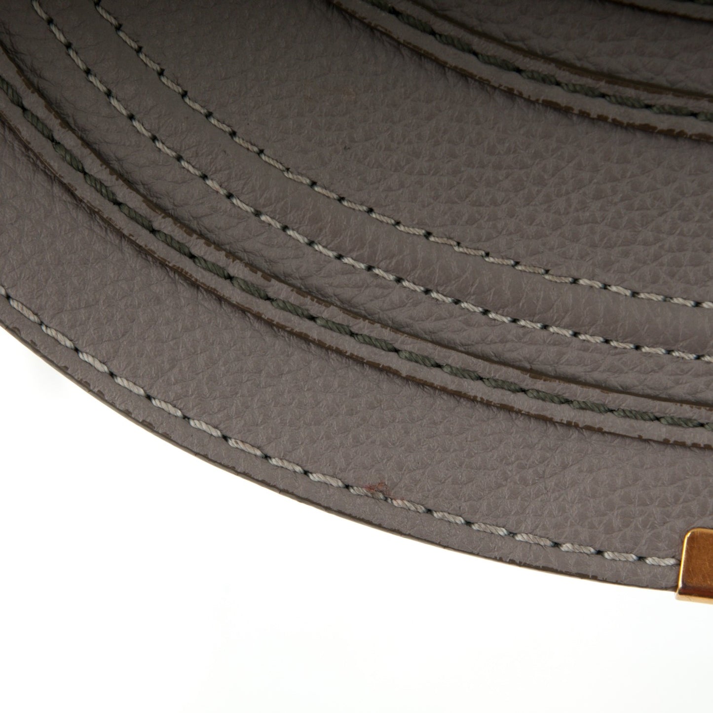 Calfskin Medium Marcie Round Crossbody Bag Cashmere Grey
