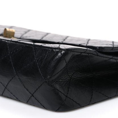 Chanel Aged Calfskin Quilted 50th Anniversary 2.55 Reissue 226 Flap Black 10 of 11