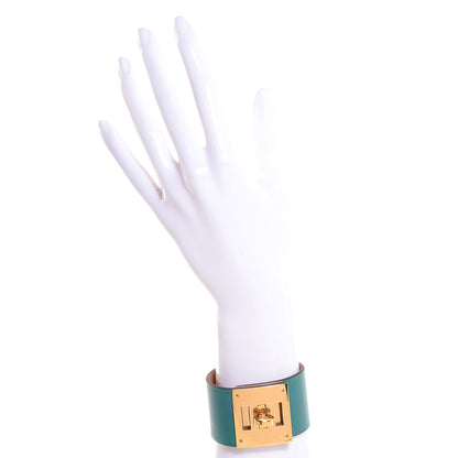 Hermes Swift Kelly Dog Bracelet Malachite 2 of 6