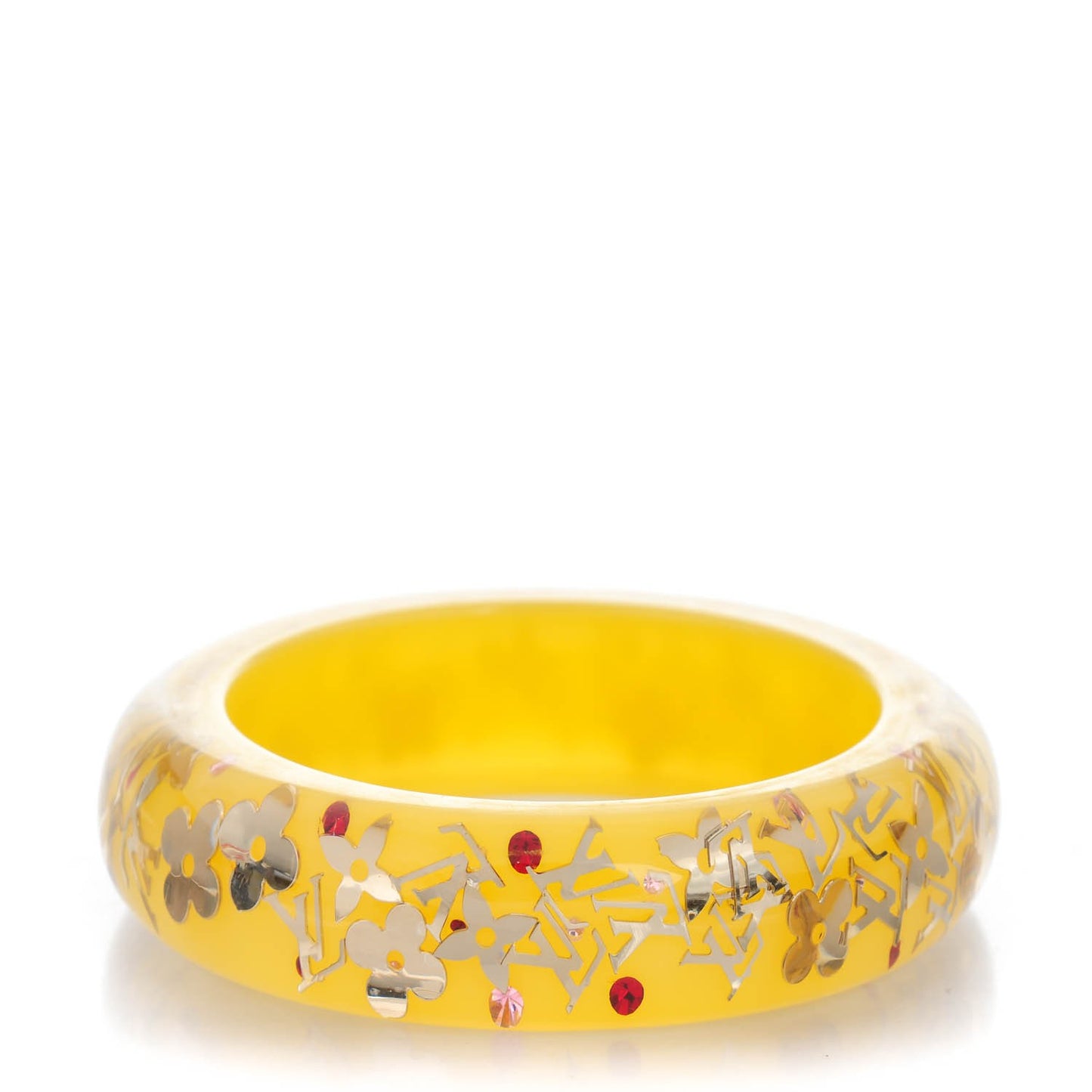 Resin Swarovski Medium Inclusion Bracelet GM Yellow
