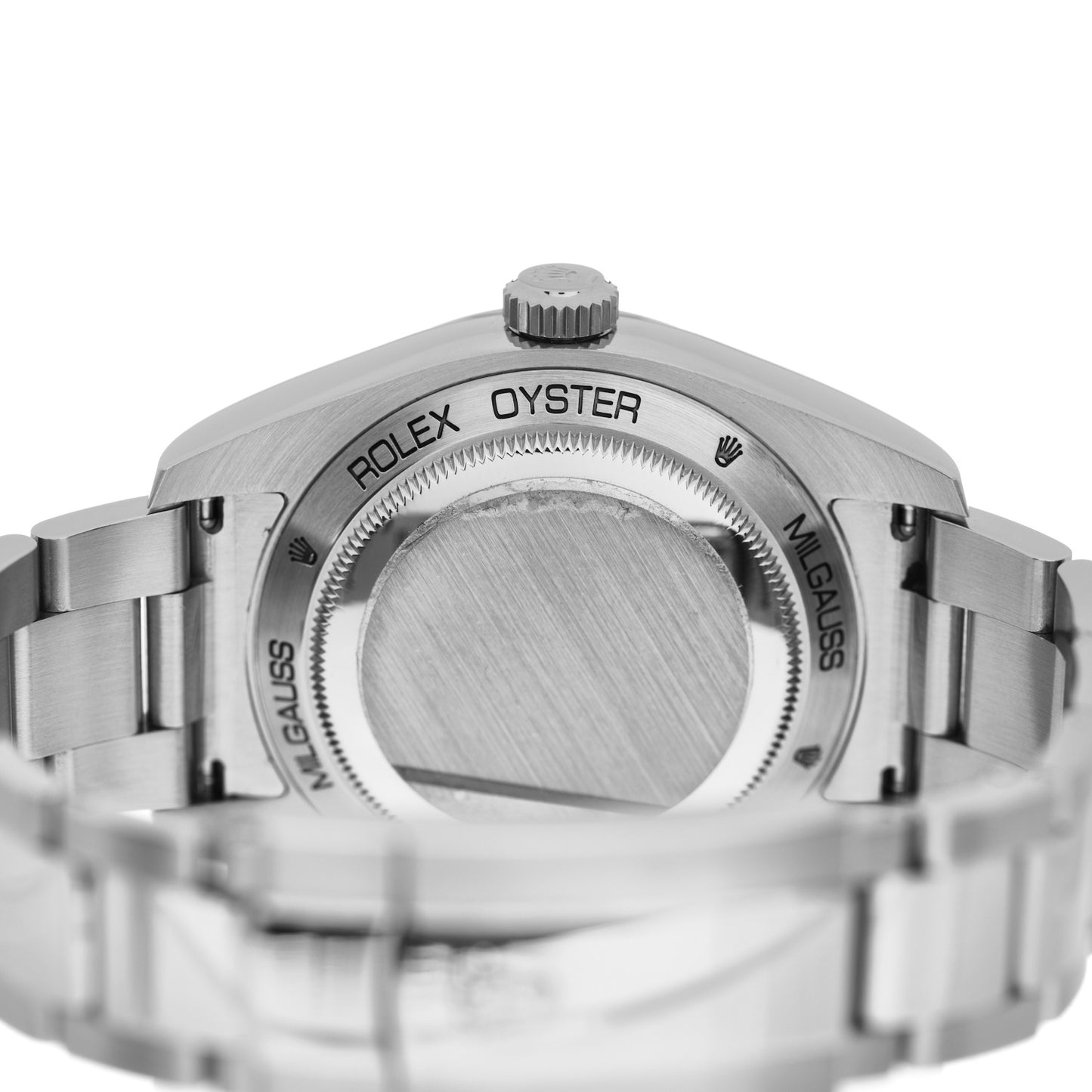 Stainless Steel 40mm Oyster Perpetual Milgauss Watch Z-Blue 116400GV