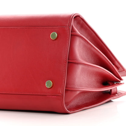 Saint Laurent Calfskin Small Sac De Jour Lipstick Red 11 of 19