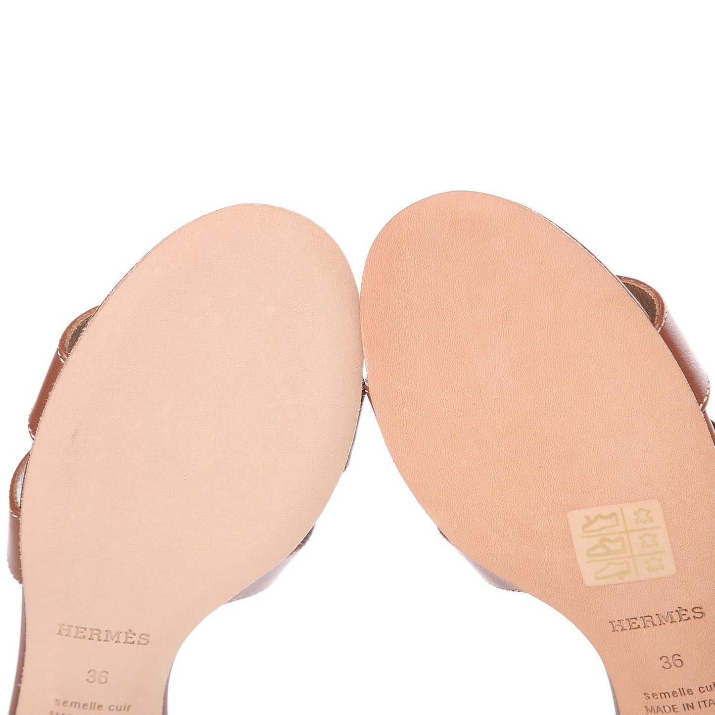 Calfskin Oasis Sandals 36 Gold
