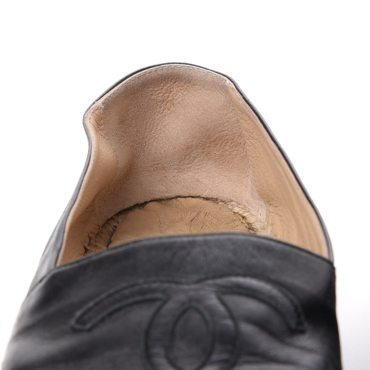 Lambskin CC Espadrilles 39 Black