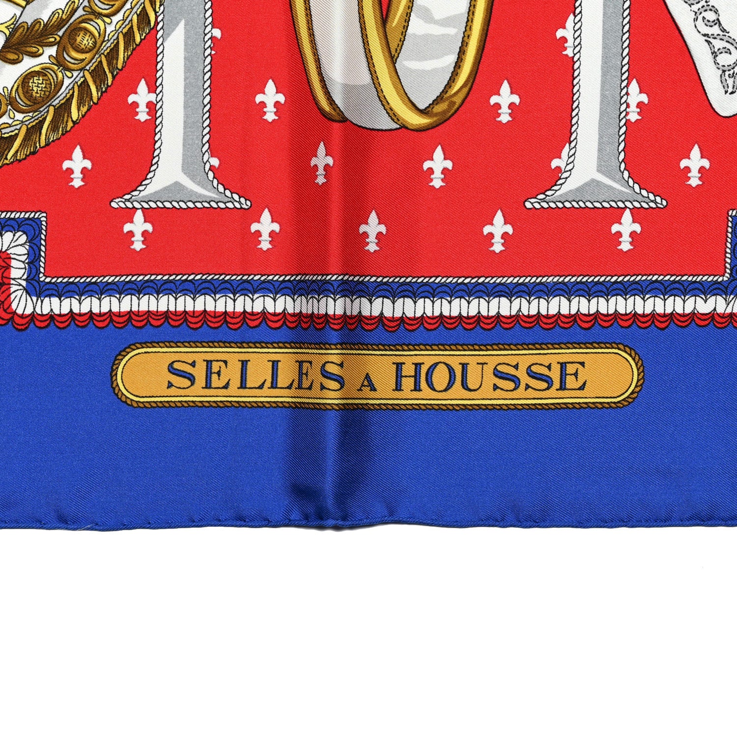Hermes Silk Selles A Housse Scarf 90 2 of 5