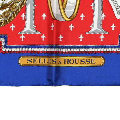 Hermes Silk Selles A Housse Scarf 90 2 of 5