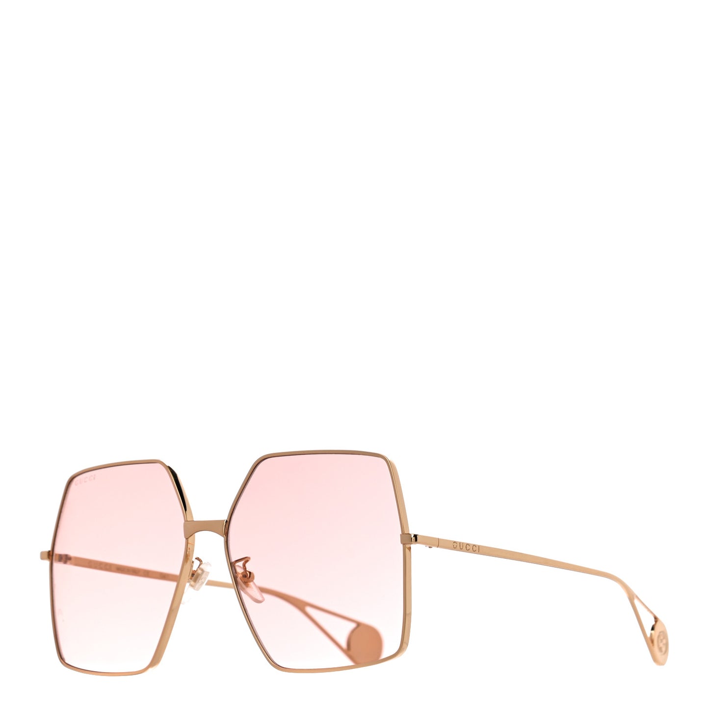 Square Frame GG0536S Sunglasses Gold