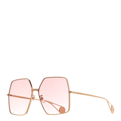 Gucci Square Frame GG0536S Sunglasses Gold 1 of 7