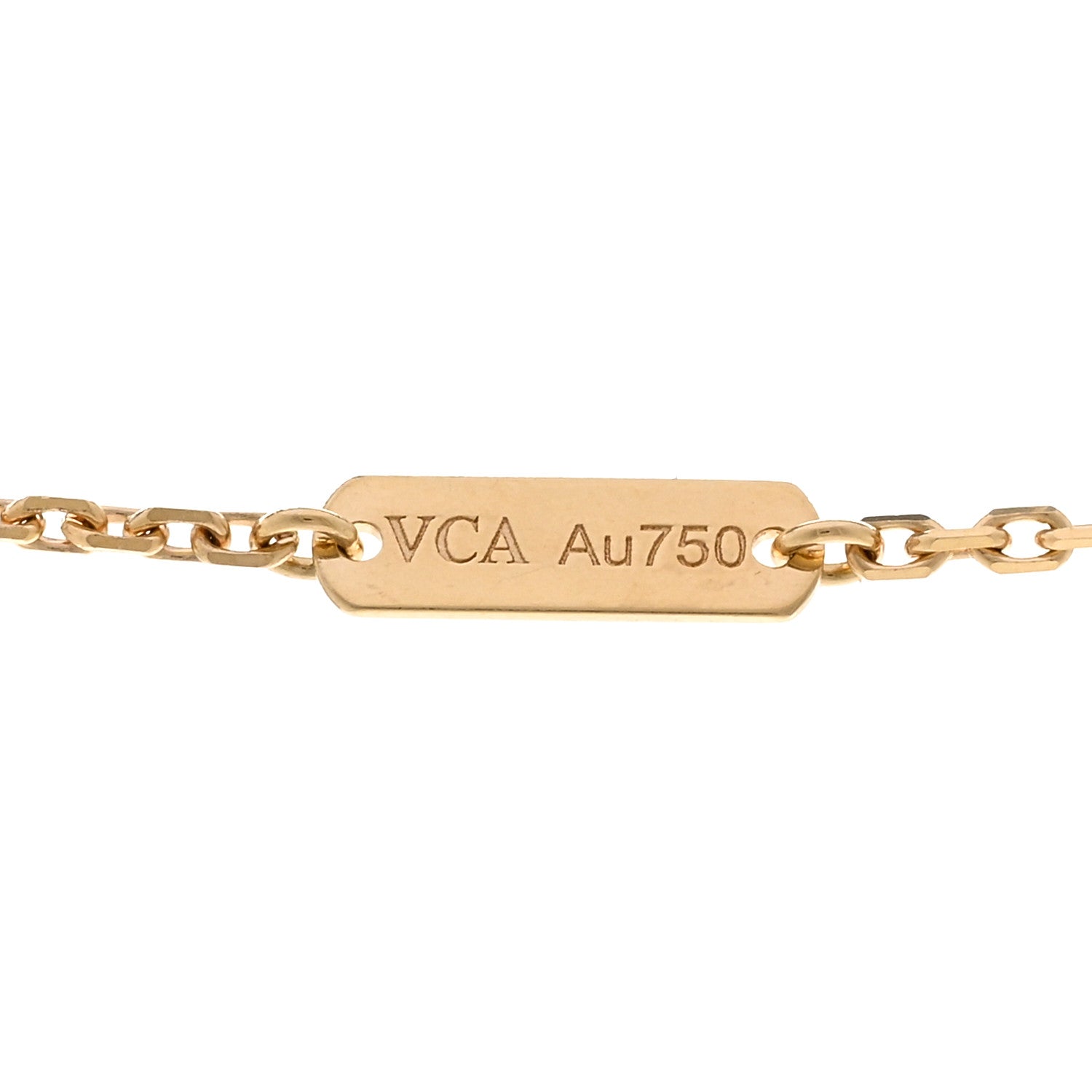 Van Cleef & Arpels VAN CLEEF & ARPELS 18K Yellow Gold Black Onyx Vintage Alhambra Pendant Necklace 4 of 6