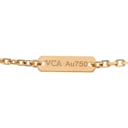 Van Cleef & Arpels VAN CLEEF & ARPELS 18K Yellow Gold Black Onyx Vintage Alhambra Pendant Necklace 4 of 6