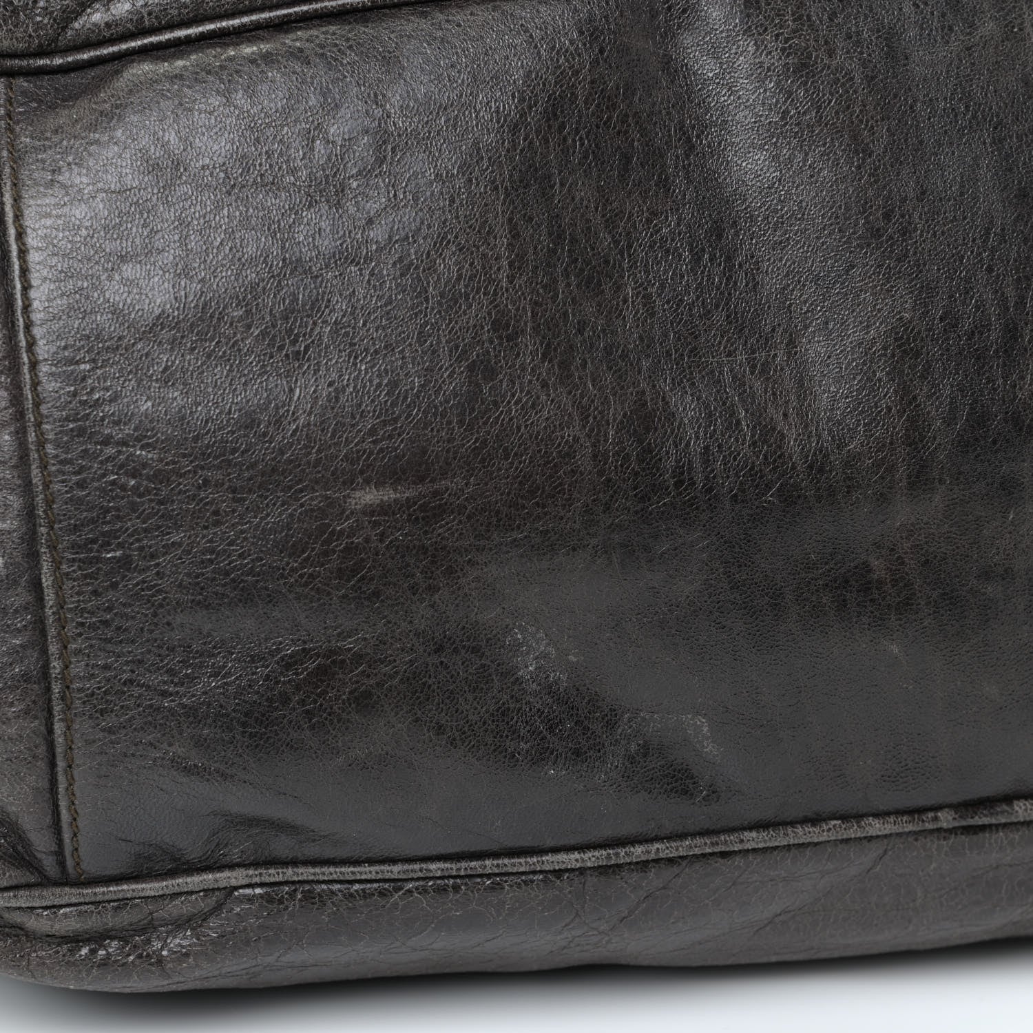 Balenciaga Agneau Giant 12 Silver Hardware Office Tote Charbon 21 of 26