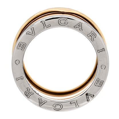 Bulgari 18K Rose White Yellow Gold B.Zero1 Four-Band Ring 51 5.75 4 of 7