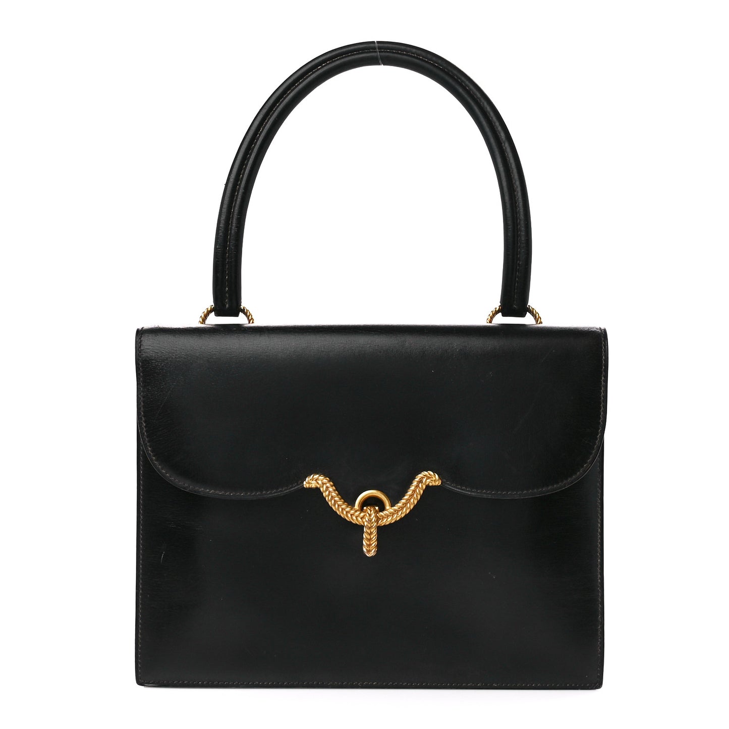 Box Vasco Top Handle Bag Black