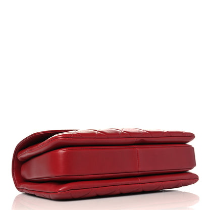 Chanel Lambskin Quilted Medium Trendy CC Flap Dual Handle Bag Red 4 of 9