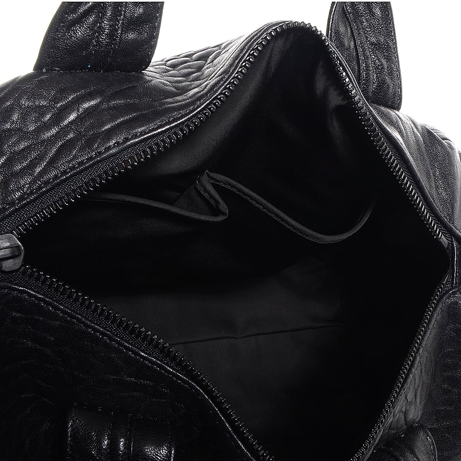 Alexander Wang Pebbled Lambskin Rocco Black with Matte Black Hardware 5 of 7