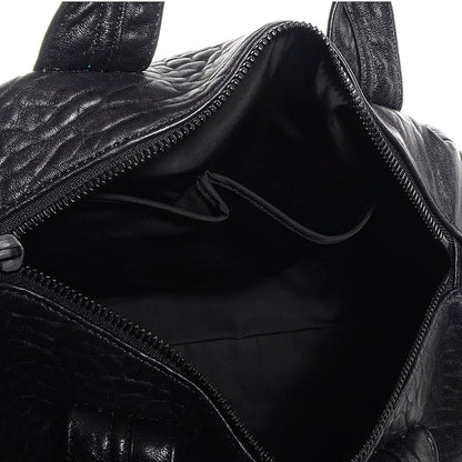 Alexander Wang Pebbled Lambskin Rocco Black with Matte Black Hardware 5 of 7