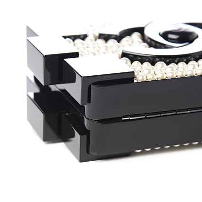 Chanel Pearl Boy Brick Lego Clutch Black 8 of 17