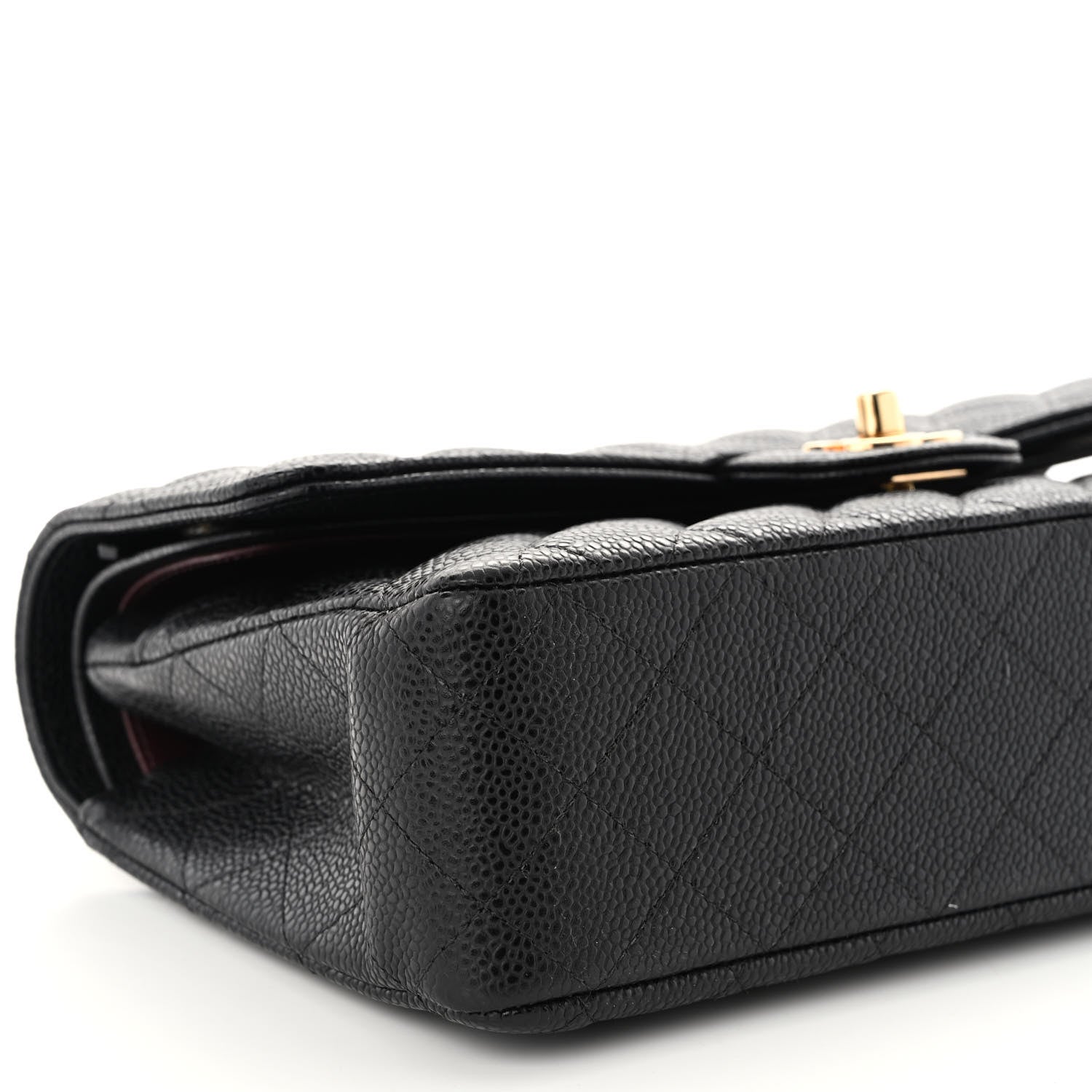 Chanel Caviar Quilted Medium Double Flap Black 9 of 10
