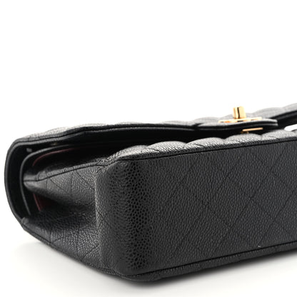 Chanel Caviar Quilted Medium Double Flap Black 9 of 10