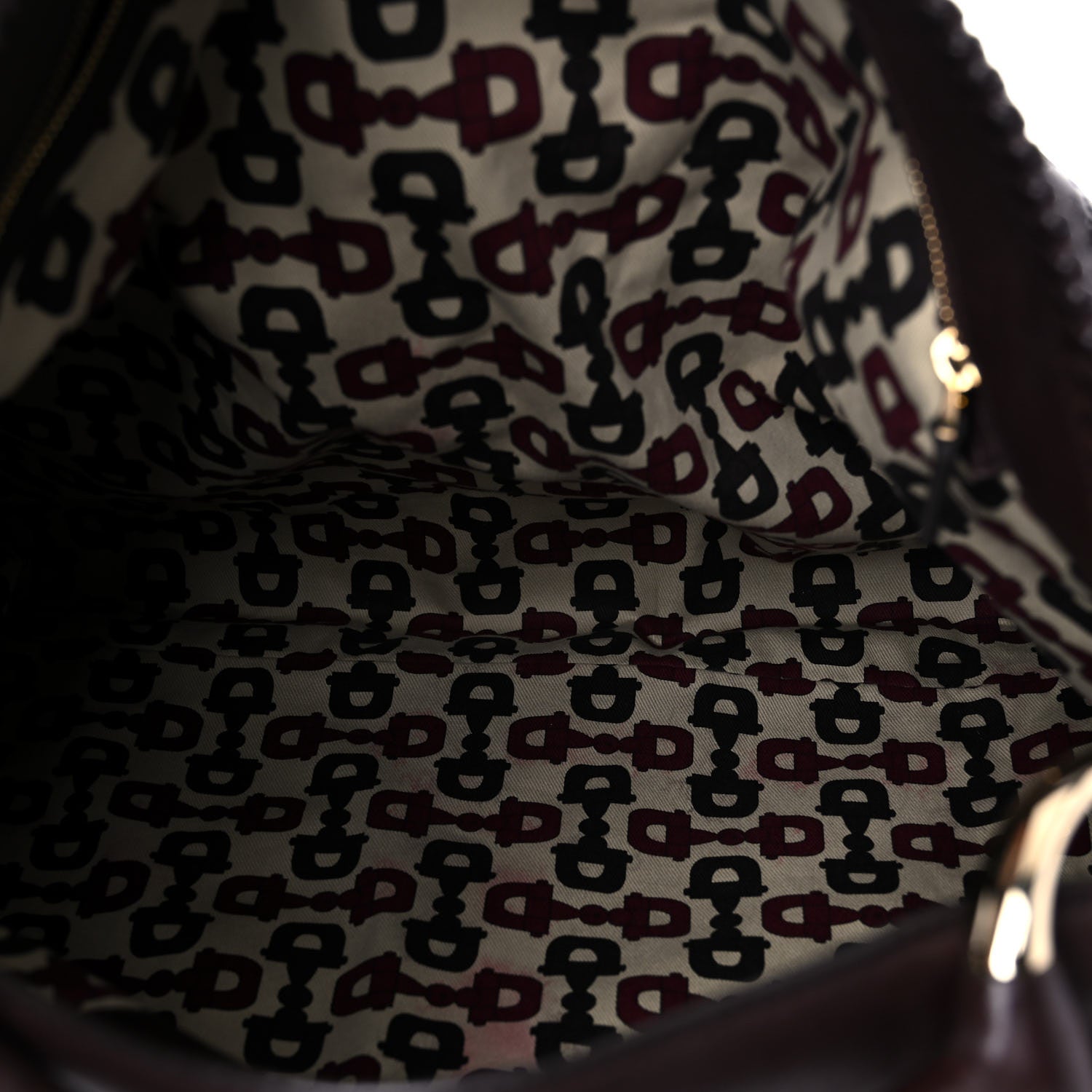 Gucci Guccissima Large Horsebit Chain Hobo Dark Brown 5 of 16