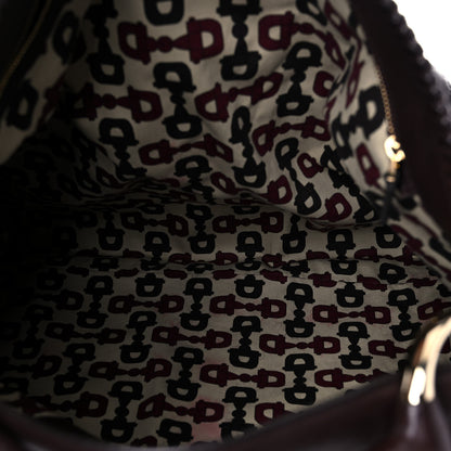 Gucci Guccissima Large Horsebit Chain Hobo Dark Brown 5 of 16