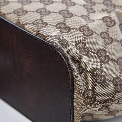 Gucci Monogram Hobo Dark Brown 9 of 19