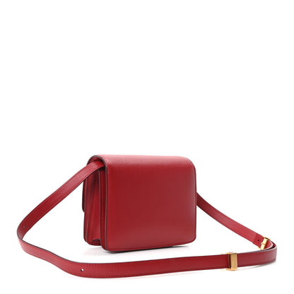 Celine Smooth Calfskin Small Classic Box Flap Bag Red 2 of 9
