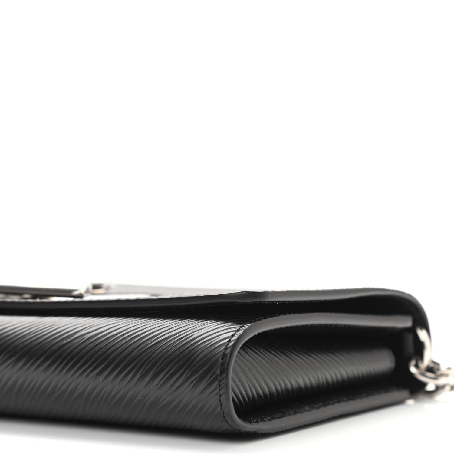 Louis Vuitton Epi Twist Chain Wallet Black 9 of 10