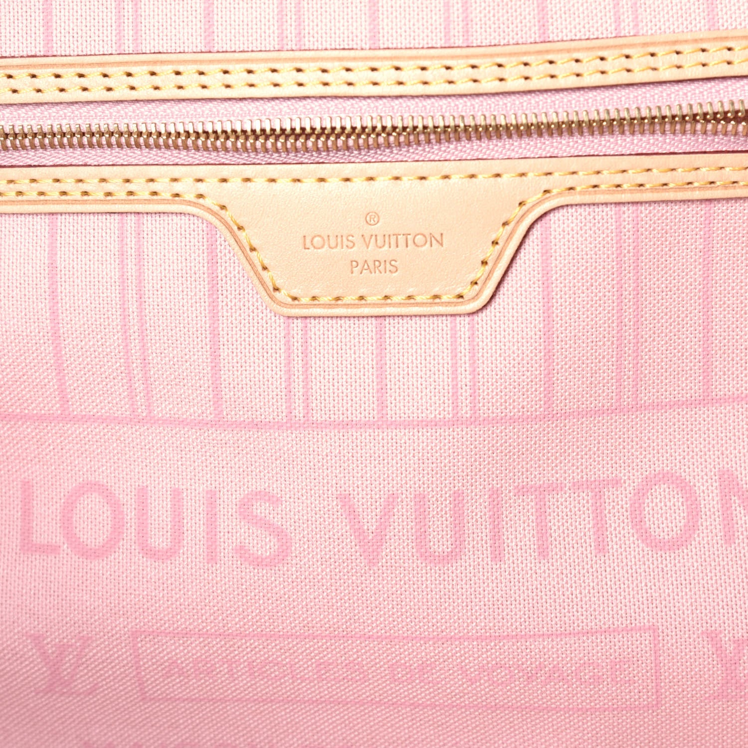 Louis Vuitton Damier Azur Neo Neverfull MM Rose Ballerine 6 of 9