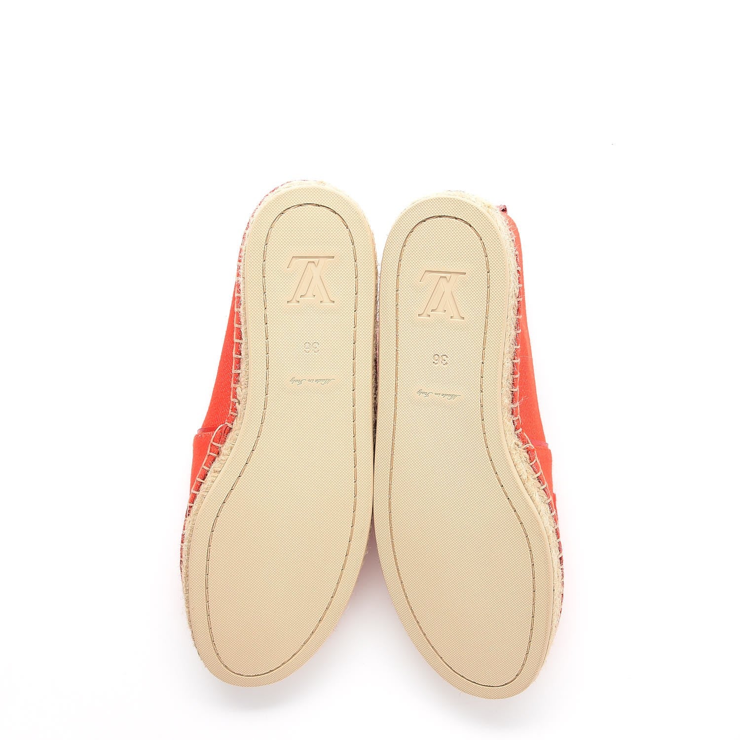 Louis Vuitton Canvas Waterfall Espadrille 36 Rouge 7 of 10