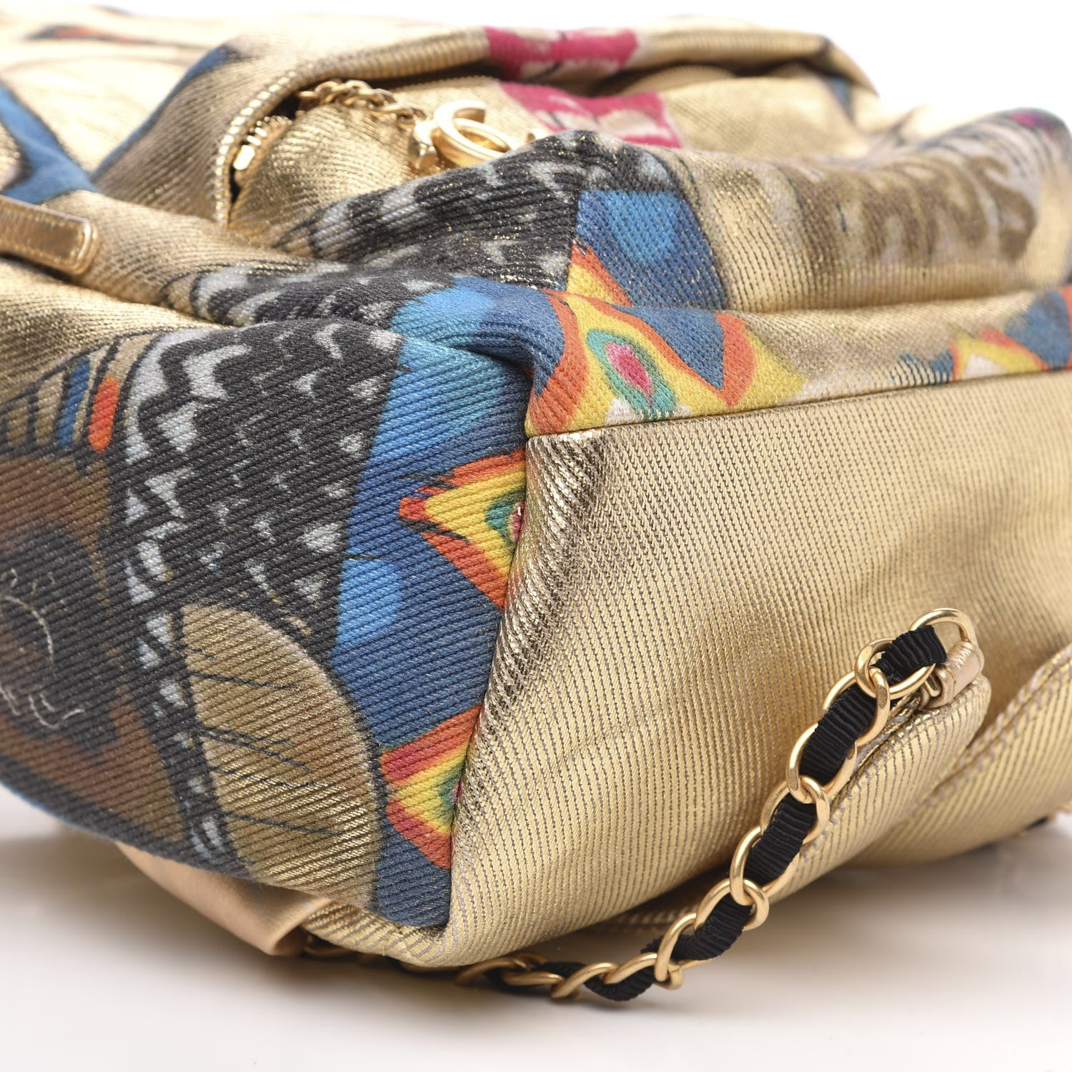 Chanel Graffiti Printed Canvas Street Spirit Backpack Multicolor 7 of 9