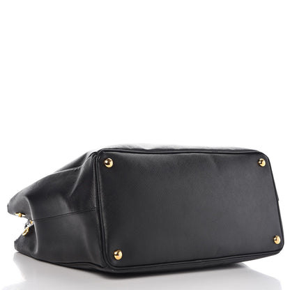 Prada Saffiano Large Galleria Double Zip Tote Black 5 of 17