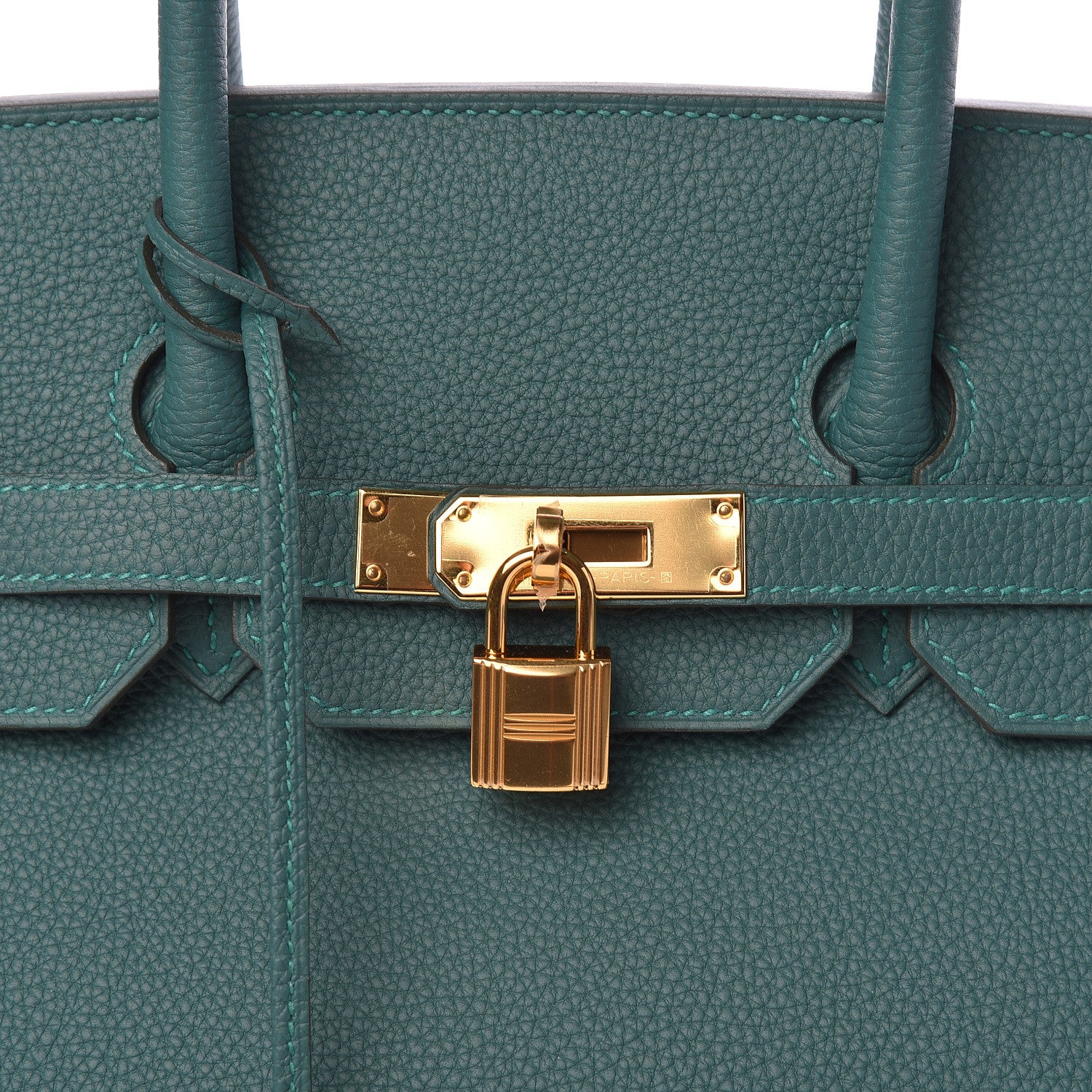 Hermes Togo Birkin 35 Malachite 33 of 33