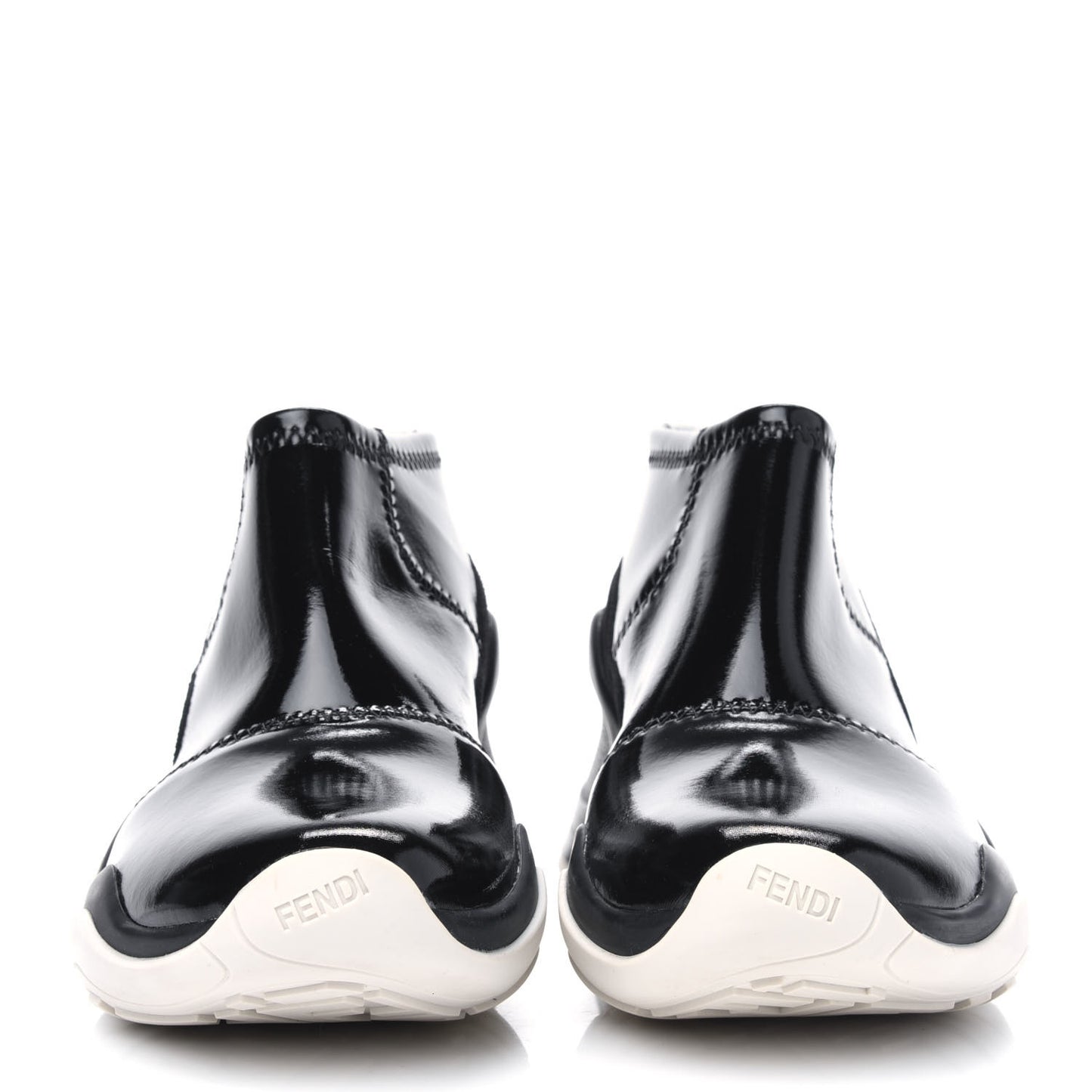 Vernice High-Tech Womens FFluid Zip Up Sneakers 40 Black White