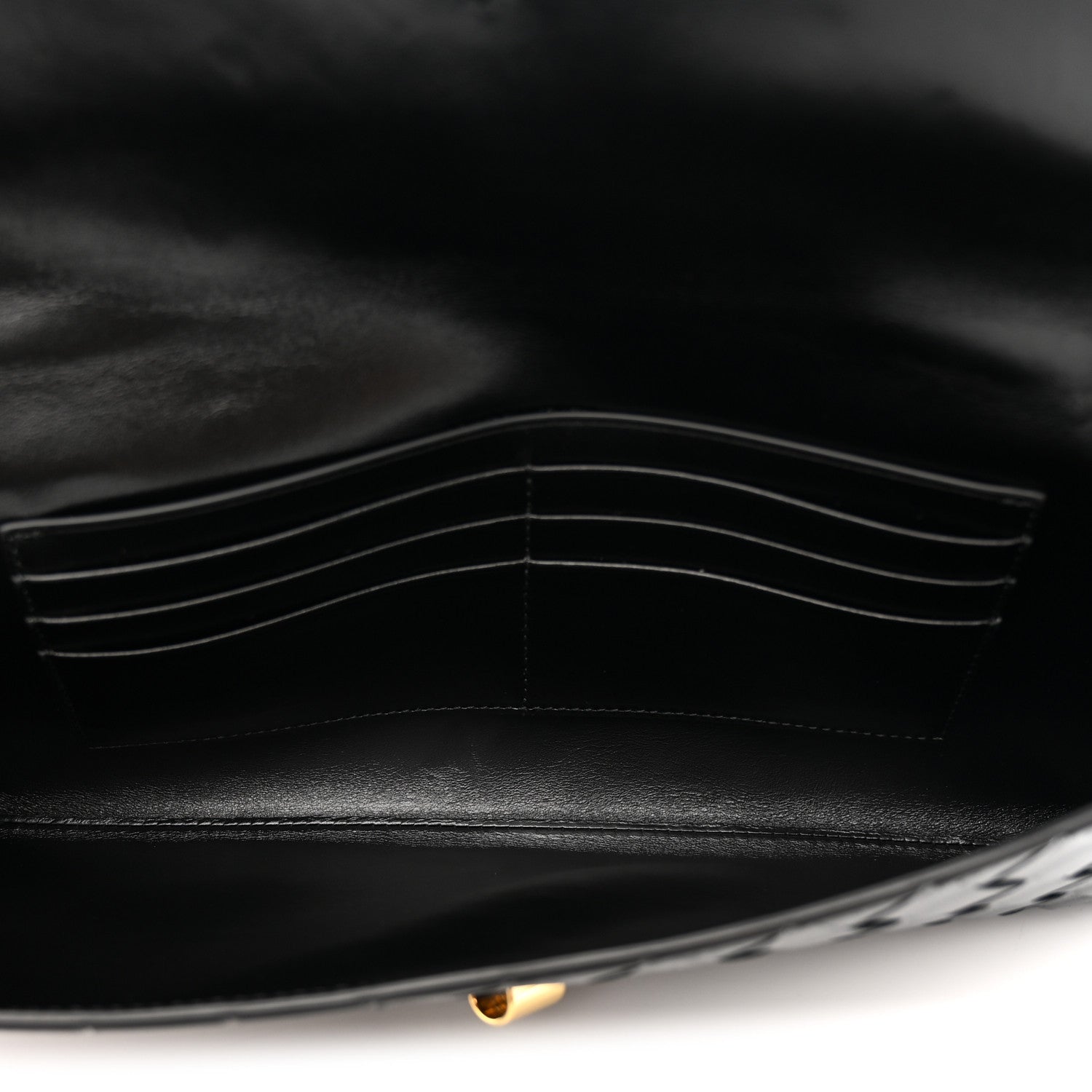 Bottega Veneta Nappa Intrecciato Long Andiamo Top Handle Clutch Black 5 of 10