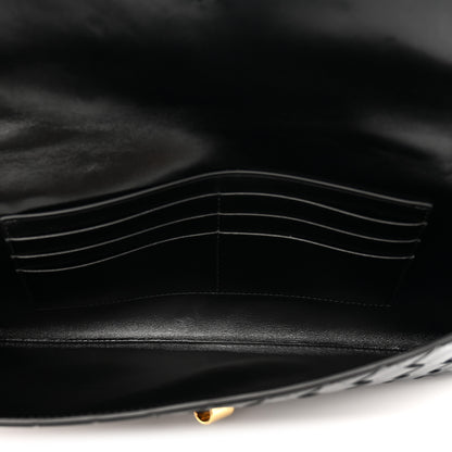 Bottega Veneta Nappa Intrecciato Long Andiamo Top Handle Clutch Black 5 of 10